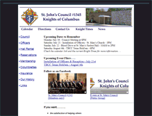 Tablet Screenshot of kofc1345.org